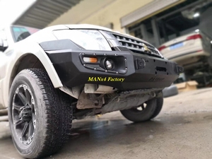 Barra Paraurti Anteriore Unica in Acciaio per Pajero V93 V97 Montero V80 <span class=keywords><strong>V90</strong></span> - Product Image 4
