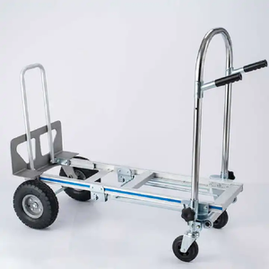 Carretilla Convertible de Acero FHT250B con Capacidad de 550 Lb, 3 en 1, Ruedas con Amortiguación de Aire, Plataforma Plegable de 250 kg FH - Product Image 5