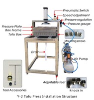 Machine à mouler le tofu Y-2, presse à tofu