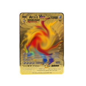 Offre Spéciale Poke <span class=keywords><strong>Mon</strong></span> Booster carte en métal impression or mignon dessin animé Anime métal jouer carte de jeu - Product Image 4
