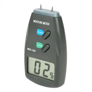 MD-2G Digital LCD 2 Pins Paper Moisture Meter 5% - 40% for Bamboo Wood Carton Box Cotton