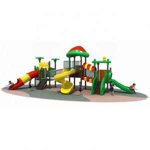 Tropical Sunshine Series <b>Plastic</b> Colorful <b>Slide</b> Kids Amusement Park Outdoor Playground for Kindergarten - Product Image 1