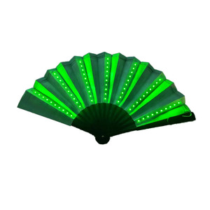 Spot <span class=keywords><strong>Online</strong></span> Celebrity Disco Dancing Equipment China Wind Net Artefacto rojo Tela de seda Ventilador LED plegable Entretenimiento <span class=keywords><strong>Carnaval</strong></span> - Product Image 1