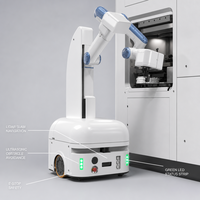 Robot mobile collaboratif Nova23 AGV avec PLC et bras robotique pour la logistique d'entrepôt et la livraison de matériel en intralogistique