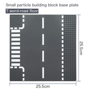 Microladrillos de plástico para exhibición de juguete, placa base de bloques de construcción de partículas pequeñas, 26x26 cm - Product Image 2