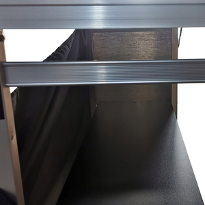<span class=keywords><strong>Table</strong></span> pliante en aluminium de haute qualité et bon marché avec cadre noir peint - Product Image 6