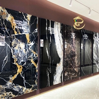 Paneles de Pared de PVC con Revestimiento UV de Alto Brillo, Lámina de Mármol, 1220*2800mm*3mm, Impermeables, Impresión 3D, Tablero de Mármol Clásico, Resistente a los Rayos UV