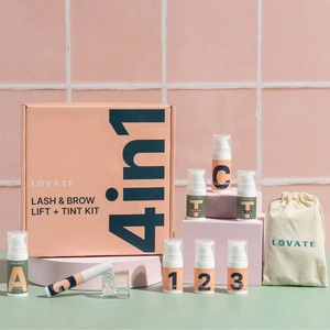 Lash & Brow Lift professionnel + teinte 4 en 1 Lash Lift Perm Kit Extension <span class=keywords><strong>de</strong></span> <span class=keywords><strong>cils</strong></span> Kit <span class=keywords><strong>de</strong></span> levage <span class=keywords><strong>de</strong></span> stratification des sourcils avec outil - Product Image 2