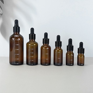5ml 10ml 20ml 30ml 50ml 100ml 120ml Matte Frosted Amber Black Glass Dropper Bottle Essential Oil Bottles - Product Image 4
