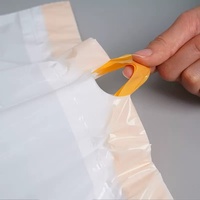 Özel Kullanımlık PE İpli Çamaşır Torbaları Çift Katmanlı ve Kalınlaştırılmış - Oteller İçin - Beyaz Plastik Kirli Çamaşır Saklama Torbaları