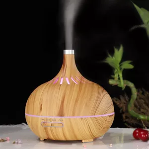 Difusor de Aceites Esenciales Ce Rohs de 500 ml con Acabado Madera, Difusores de Aromas Inteligentes con Vapor Frío y Control Remoto - Product Image 1
