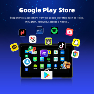 EKIY 7 Inch Motorcycle Carplay Navigation GPS Android 13.0 2+32GB Wireless Apple Carplay Android Auto Motorcycle Touch Screen - Product Image 5