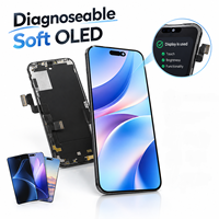 Écrans tactiles numériseurs SOFT OLED à taux de rafraîchissement élevé pour iPhone 17, 15, 14 – Affichage de diagnostic pour ateliers de réparation et de remise à neuf
