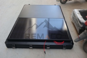 Tienda de Campaña de Techo Rígida de Aluminio para 4 Personas para <span class=keywords><strong>Hilux</strong></span>, Tienda de Campaña de Techo con Techo Triangular para Acampar en el <span class=keywords><strong>Mercado</strong></span> de la India - Product Image 2