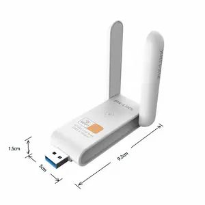 PIX-Link-Carte Adaptateur USB 3.0 double bande Wifi USB 3.0 Lan Ethernet Contrôleur d'interface réseau sans fil