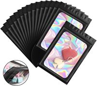 Sacs à zip-lock refermables en plastique de haute qualité pochette d'emballage sacs holographiques en feuille d'aluminium Mylar Sachets pour bijoux nourriture