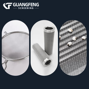 Guangfeng OEM 20 30 50 100 200 300 400 500 1000 Micron 304 316 316L Maille de fil d'acier inoxydable pour filtre à écran, écran vibrant - Product Image 3
