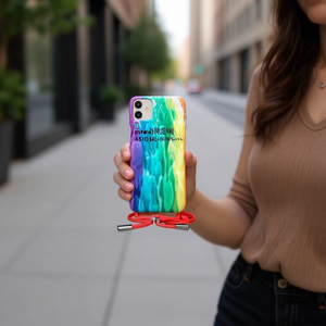 Funda para teléfono DAM con cordón para iPhone 7 8 Plus, funda con correa para colgar estilo original - Product Image 3