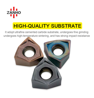 ZANHO haute qualité HSS acier WNMU080608EN-GM haute vitesse carbure insérer personnalisable OEM outil de tournage pour l'usinage CNC