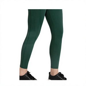 Great Fit Sports Women High Waist Breathable Solid Workout Spandex/Polyester Seamless Anti-Bacterial Thin <b>Leggings</b> Yoga Pants - Product Image 2