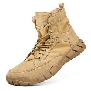 Large Size Autumn and Winter New Couple <b>Boots</b> with Lace up Tall Men's <b>Boots</b> , Durable Hiking Shoes - Product Image 1