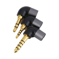 Connecteur audio jack pour casque équilibré 3,5 mm, 2,5 mm, 4,4 mm, 3,5 PRO, modulaire, en cuivre, 4 pôles, à commutation rapide, pour applications industrielles DC
