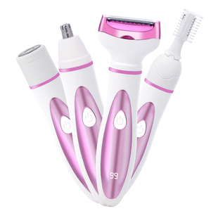 Rasoir électrique 4 en 1 pour femmes, épilateur multifonction, rasoir étanche, rasoir pour femmes, tondeuse pour poils du corps, épilateur - Product Image 1
