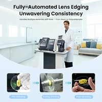 Machine à tailler les verres automatique sans gabarit Aist Optics de haute qualité avec fonction rainurage SE-1200 & SC-1200