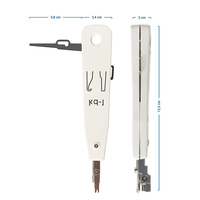 Alicates de crimpado tipo 110 para inserción, corte y perforación de cables Krone, herramienta de impacto RJ45 para cable de red