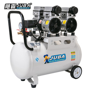Compresseur d'air Juba Hurricane 800WX2, 2 cylindres, sans huile, silencieux, type piston, pour la fabrication - Product Image 2