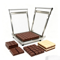 Coupe-gâteau à grille carrée, trancheuse manuelle pour chocolat, machine à couper les guimauves