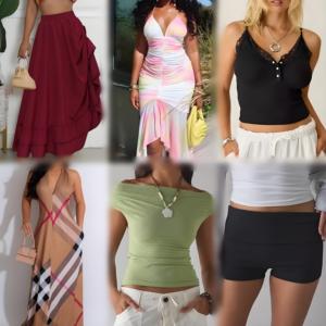 Low Price Clearance of Women's Clothing High-quality Dresses Tops T-shirts Pants Short Skirts Clothing Inventory <b>Mixed</b> Shipping - Product Image 4