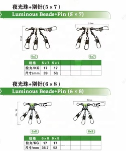 Nhà Máy Hàng Đầu Trực Tiếp Xoay Snap Hook Interlock Câu Cá Thùng Xoay Câu Cá Phụ Kiện - Product Image 3