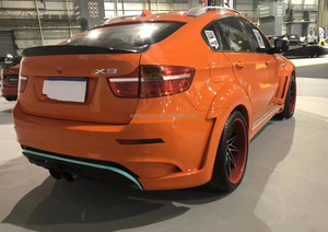 ZNDR Kit de carrosserie large de remplacement en promotion pour X6 E70 E71, neuf, comprenant pare-chocs avant et arrière, spoiler et jupes latérales - Product Image 4