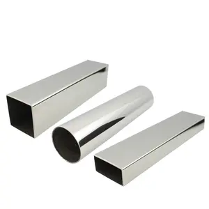 High standard EN ASTM DIN SUS SS Square 304 316L 316 Stainless Steel Tube 8mm Pipe Stainless Steel Square Tube