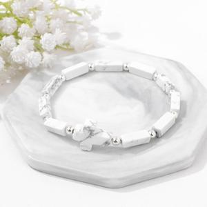 Nouveau Bestone hommes et femmes cristal naturel améthyste oeil de tigre croix breloque Bracelet perlé à la mode Bracelet en pierre naturelle - Product Image 5