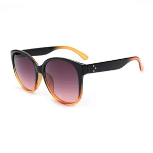 2023 New Colorful Round big Sunglasses Customize Manufacture Price Gradient Lenses Sunglasses for Unisex