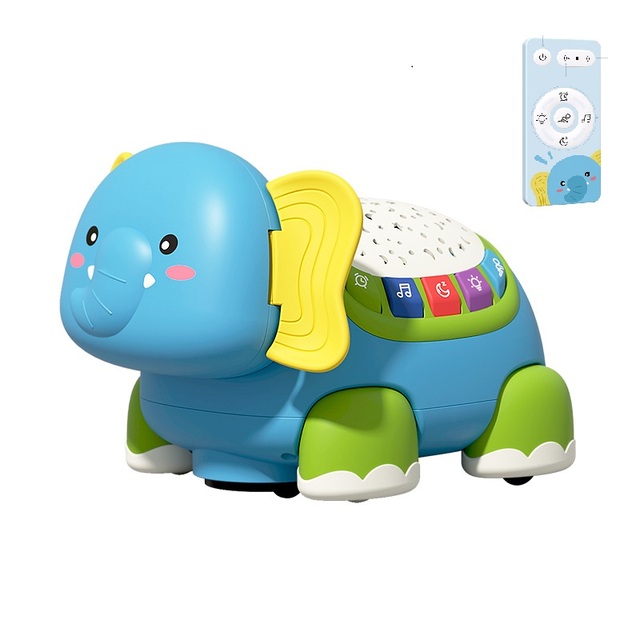 PANDAS Sensory Soothing Educational Toys for Toddlers Light RC Animal Crawling Toy Projector Musical Baby Toys for Toddler