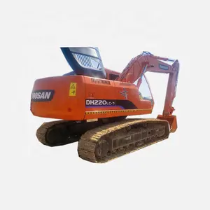 Máquina de construcción usada importada de 22 toneladas, excavadora de Corea, excavadoras usadas en buenas condiciones para Venta barata