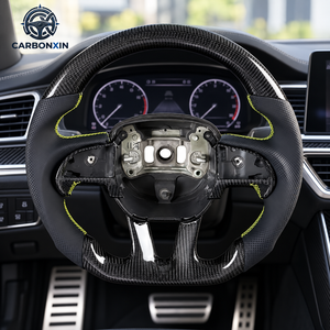 Volante de Fibra de Carbono Forjado con Cuero para Dodge Charger Challenger Scat Pack Volant Paddle Shifters Magnum Beadlock Dart - Product Image 4
