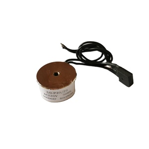 4029K כוח למצוץ חזק 400n 40mm קוטר <span class=keywords><strong>12v</strong></span>/24v dc מיקרו הפוך אלקטרומגנט עם מגנט קבוע עבור סולנואידים - Product Image 2