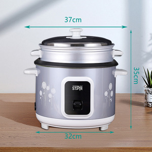หม้อหุงข้าวไฟฟ้า Winning Star 2.8 ลิตร สเตนเลสสตีลอเนกประสงค์ พร้อมหม้อในเคลือบกันติด สำหรับใช้ในบ้าน - Product Image 4