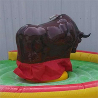 Équipement de parc d'attractions, jeu de combat contre le taureau mécanique gonflable