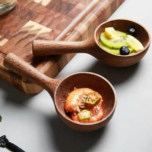 Spaghetti di farina grande cucchiaio di legno che mangiano <span class=keywords><strong>semina</strong></span> e bevendo cucchiaio di zuppa cucchiaio di legno Congee stile giapponese - Product Image 5