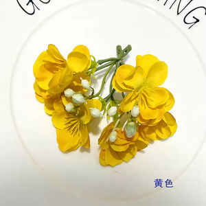 Guirnalda de Flores Artificiales de Jazmín con Múltiples Cabezas Pequeñas para Horquillas, Accesorios de Guirnaldas, Atrezzo Fotográfico, Decoración de Ventanas - Product Image 6