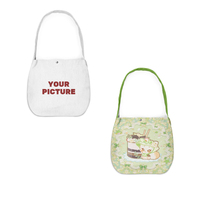 Vente en gros personnalisée motif dessin animé sac besace sac fourre-tout écologique pour filles sac à bandoulière réutilisable pour cadeau