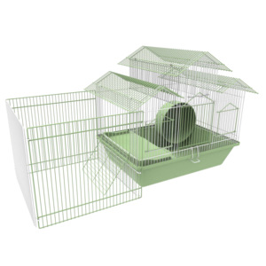 Cage de toit pour hamster d'intérieur 16 "45 cm avec stylo de jeu extensible Maison de hamster avec stylo de paiement - Product Image 5