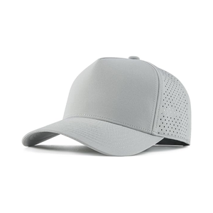 Gorras de golf perforadas con corte láser de 5 paneles, estructuradas, de alta calidad, lisas, curvadas, impermeables, elásticas, ajustables, para correr. - Product Image 2