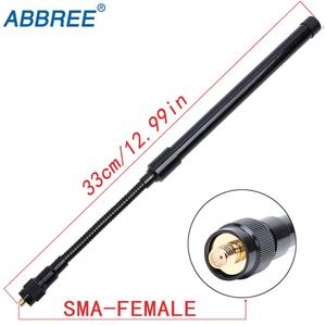 <span class=keywords><strong>Antena</strong></span> Táctica ABBREE 148 de Cuello de Cisne con Conector SMA Hembra para Radios Bidireccionales Baofeng UV-5R UV-82 de 144 Mhz/430 Mhz, <span class=keywords><strong>Antena</strong></span> VHF <span class=keywords><strong>UHF</strong></span> - Product Image 3