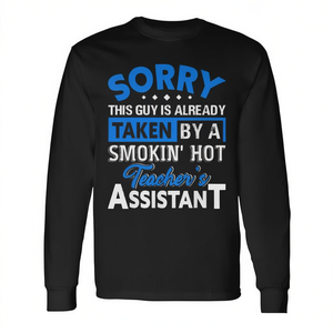 T-shirt à manches longues col rond pour homme adulte, impression sérigraphique, rentrée scolaire, remise de diplôme - Product Image 2